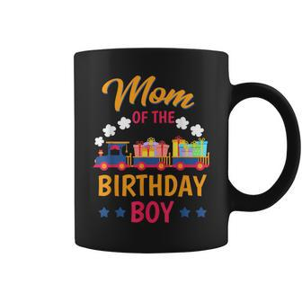 Train Bday Party Railroad Mom Of The Birthday Boy Theme Coffee Mug - Monsterry