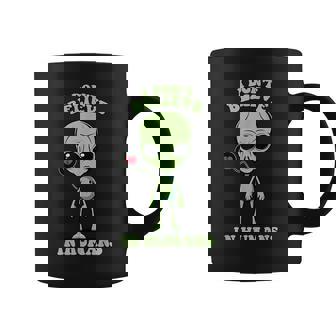 Traje Divertido Para Es Hombres Y Niños Con Texto En Inglés I Don't Believe In Humans Taza de café - Regaloses