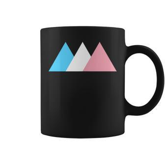 Transgender Flag Trans Pride Subtle Trans Coffee Mug - Monsterry CA
