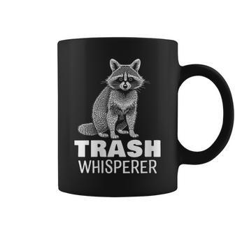 Trash Whisperer Cute Raccoon Face Raccoon Lovers Coffee Mug - Monsterry UK