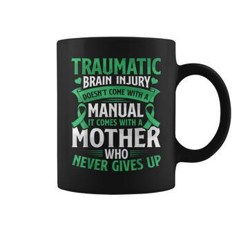 Traumatic Brain Injury Tbi Awareness Survivor Mom Girl Coffee Mug - Seseable