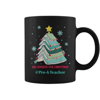 Tree All Booked For Christmas Pre-K Teacher Coffee Mug - Seseable