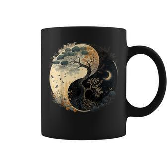 Tree Of Life Yin Yang Coffee Mug - Monsterry UK