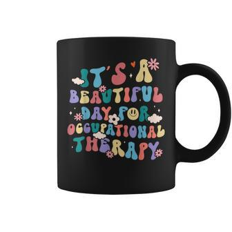 Trendy Occupational Therapy Therapist Groovy Retro Coffee Mug - Thegiftio UK