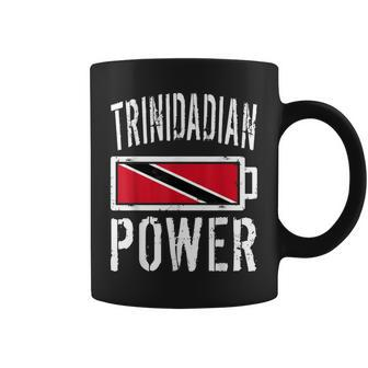 Trinidad & Tobago Flag Trinidadian Power Battery Proud Coffee Mug - Monsterry AU