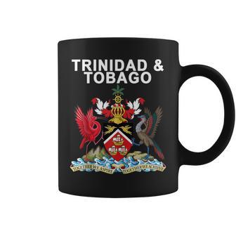 Trinidad And Tobago National Pride Crest Coffee Mug - Monsterry