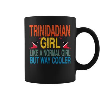 Trinidadian Girl Trinidad And Tobago Flag Coffee Mug - Monsterry UK