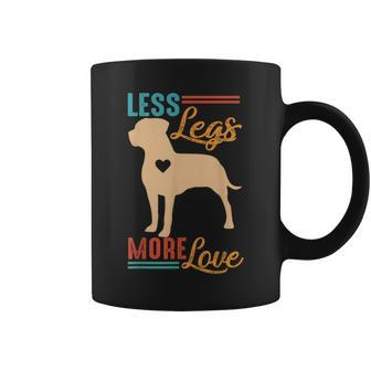 Tripod Dog Lover Dog Mom Dog Mama Less Legs More Loves Coffee Mug - Seseable