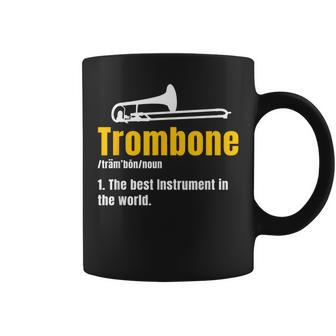 Trombone Trombonist Brass Instrument Coffee Mug - Monsterry DE