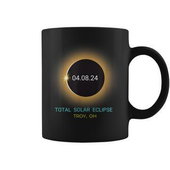 Troy Oh Total Solar Eclipse 040824 Ohio Souvenir Coffee Mug - Monsterry AU