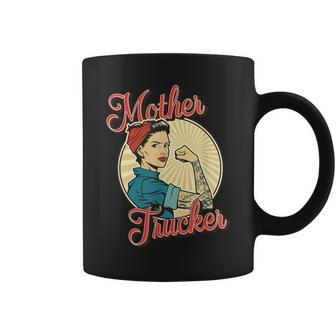 Truck Driver Mother Trucker Coffee Mug - Monsterry CA