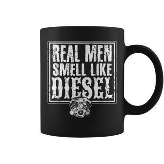 Trucker Mechanic Farmer Real Smell Like Diesel Coffee Mug - Monsterry AU