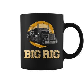 Trucker Truck Driver Vintage Big Rig Coffee Mug - Monsterry