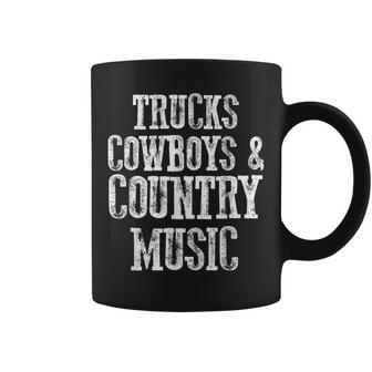 Trucks Cowboys Country Music Country Southern Coffee Mug - Monsterry UK