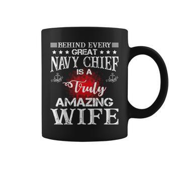 A Truly Amazing Wife Navy Chief Coffee Mug - Monsterry