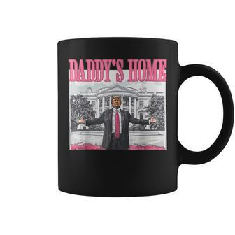 Trump 2024 Take America Back Daddy's Home Trump Pink 2024 Coffee Mug | Mazezy DE