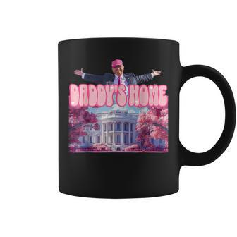 Trump 2024 Take America Back Daddy's Home Trump Pink 2024 Coffee Mug - Monsterry AU