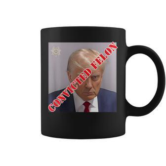 Trump 2024 Convicted Felon Stamped Guilty Coffee Mug - Monsterry DE