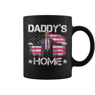 Trump 2024 Daddys Home Trump Pink Coffee Mug | Mazezy CA