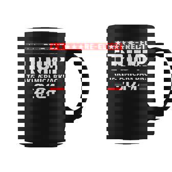Trump 2024 Elección Take America Back Hombres Es Juventud Taza de café - Regaloses