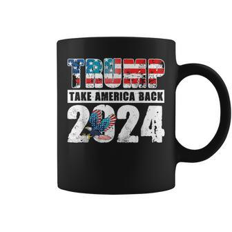 Trump 2024 Flag Take America Back 4Th Of July Trump 2024 Coffee Mug - Thegiftio UK
