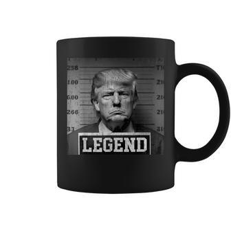 Trump 2024 Hot President Legend Trump Arrested Coffee Mug - Seseable