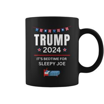 Trump 2024 Anti Sleepy Joe Biden Pro Trump Republican Coffee Mug - Seseable
