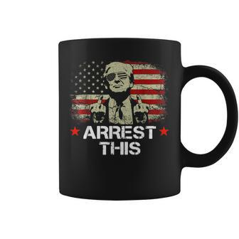 Trump Arrest This Trump 2024 Convicted Felon Coffee Mug - Monsterry AU