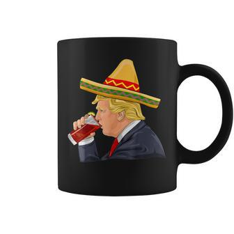 Trump Drinking Michelada Cinco De Mayo Mexican Coffee Mug | Mazezy DE