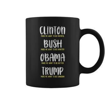 Trump Made Me Want To Be Canadian Political Protest Coffee Mug - Monsterry CA
