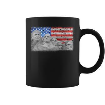 Trump Mount Rushmore Coffee Mug | Crazezy