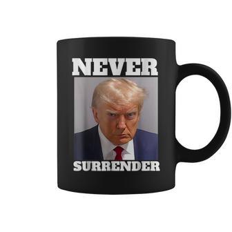 Trump Shot Donald Trump Shot Never Surrender Coffee Mug - Monsterry