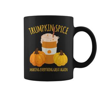 Trumpkin Spice Thanksgiving Making Everything Great Coffee Mug - Monsterry