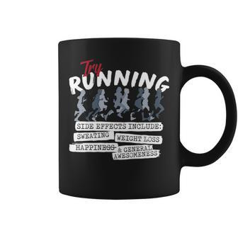 Try Running Running Coffee Mug | Mazezy
