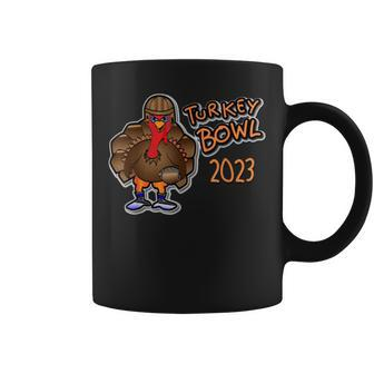 Turkey Bowl 2023 Thanksgiving Day Football Game Coffee Mug - Seseable