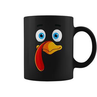 Turkey Face Thanksgiving Costume Toddler Boys Coffee Mug - Monsterry
