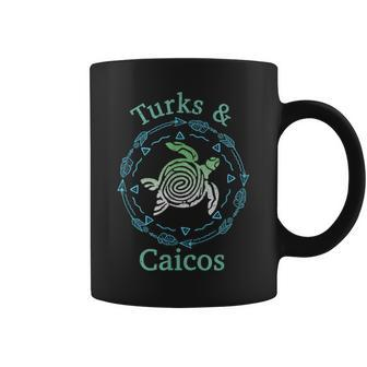 Turks And Caicos Vintage Tribal Turtle Coffee Mug - Seseable