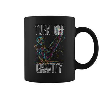 Turn Off Gravity Calisthenics Workout Zero Gravity Coffee Mug - Monsterry
