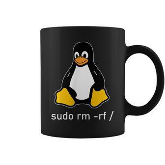 Tux Linux Penguin Sudo Rm -Rf Computer Science Tassen - Geschenkecke