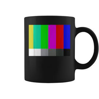 Tv Offline Color Bars Test Pattern Technical Difficulties Coffee Mug - Monsterry DE