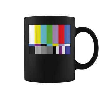 Tv Test Pattern Television Watcher Birthday Coffee Mug - Monsterry