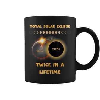 Twice In A Lifetime America Solar Totality Eclipse 2024 Coffee Mug - Thegiftio UK