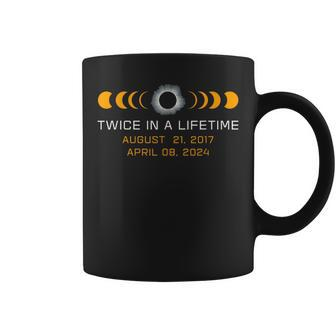 Twice In A Lifetime Total Solar Eclipse Astronomy Coffee Mug - Monsterry