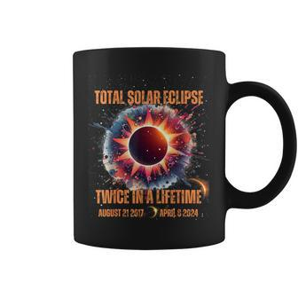 Twice In A Lifetime Solar Eclipse 2024 Total Eclipse Coffee Mug | Mazezy