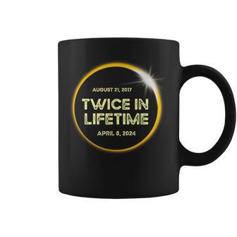 Twice In A Lifetime Solar Eclipse 2024 Total Eclipse Coffee Mug - Monsterry AU