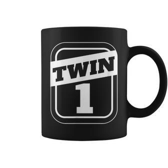 Twin 1 Twin 2 Twins Boys Twins Girls Matching Coffee Mug - Monsterry UK