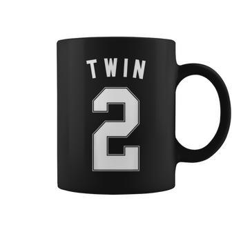 Twin 2 Matching Adult Kid Jersey Identical Twin Coffee Mug - Monsterry UK