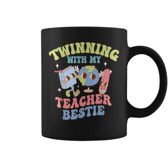Twin Day For Spirit Week Teacher Bestie Matching Twinning Coffee Mug - Seseable