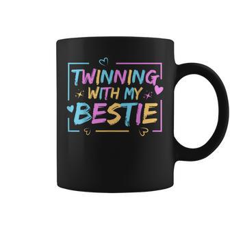 Twin Matching Twins Day Friend Twinning With My Bestie Twin Coffee Mug - Thegiftio UK