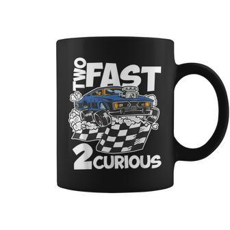 Two Fast 2 Curious Years Racing Two Fast Birthday Coffee Mug - Thegiftio UK
